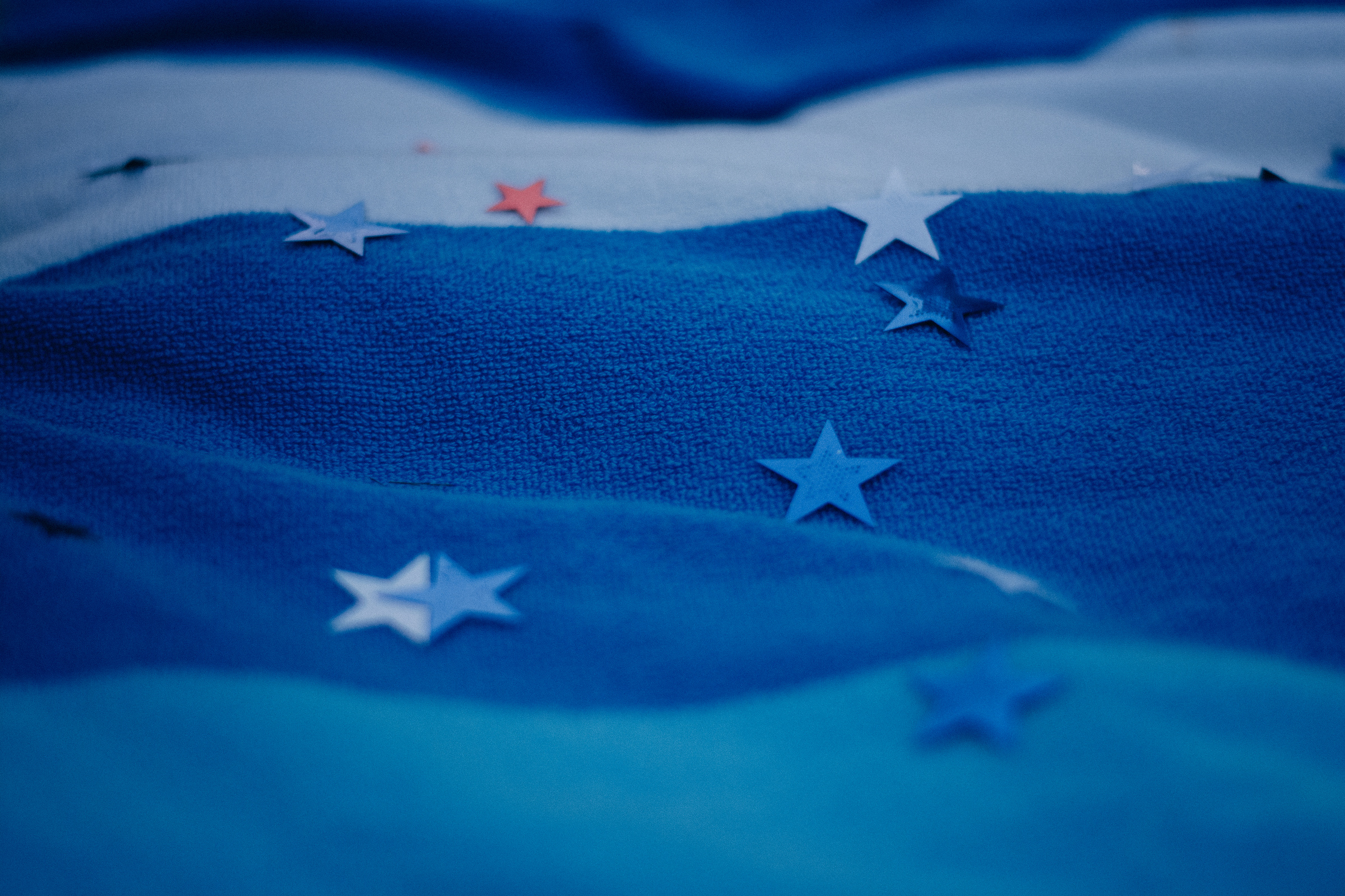 Blue Star-print 